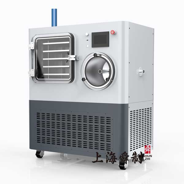 真空冷凍干燥機(jī)SZFD-50B(壓蓋型，0.55㎡，雙倉(cāng)，硅油加熱)