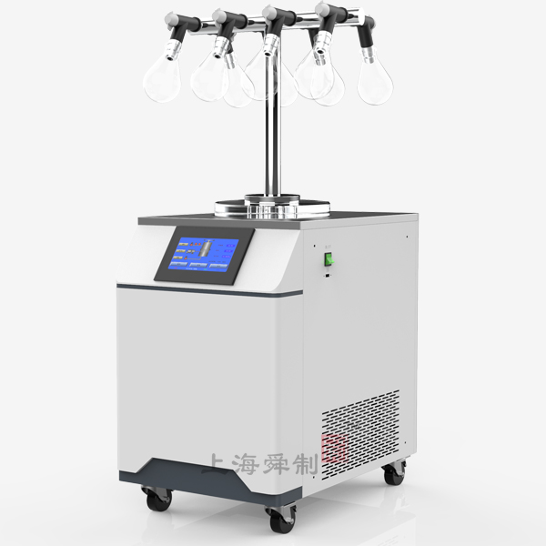 真空冷凍干燥機(jī)FD-12QT-80（T型架茄形瓶捕水型，冷阱溫度-80℃）
